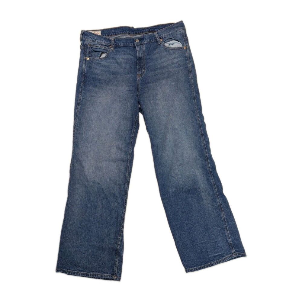 Gap Vintage Flare High Rise Denim Blue Jeans Womens size 20- 35r